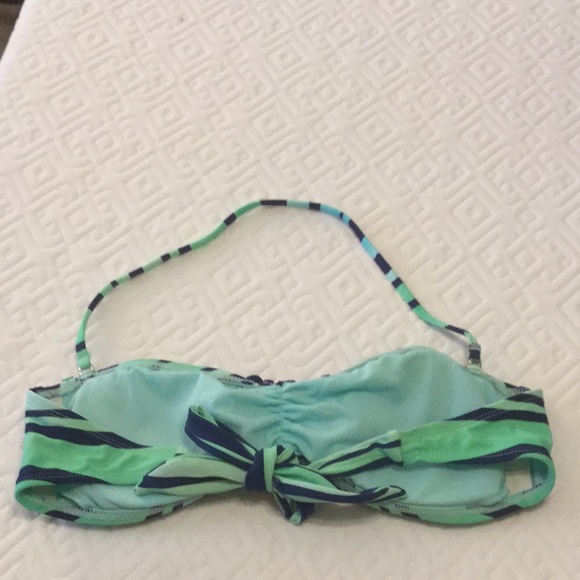 Arizona Jeans bikini top Navy blue & Mint Green EUC - Picture 5 of 6